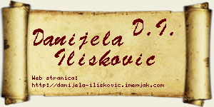 Danijela Ilišković vizit kartica